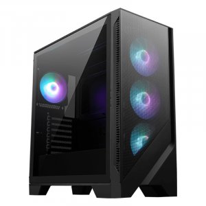 MSI MAG FORGE 320R AIRFLOW Tempered Glass Mid-Tower ATX Case - Black